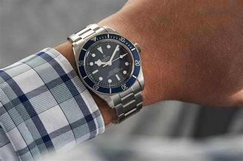 tudor black bay 58 blue on wrist|black bay vs 58.